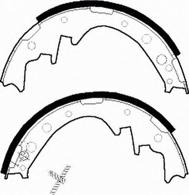 FERODO FSB184 Brake Shoe Set